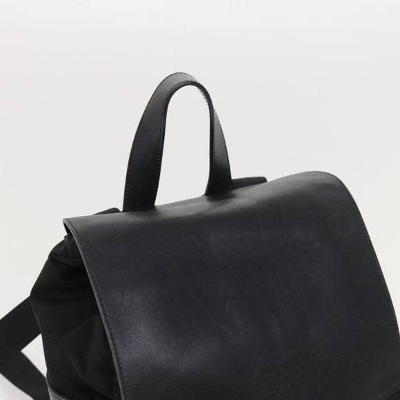 GUCCI Backpack Nylon Canvas Black 003 0233 2123 Auth bs8250 - Picture 6 of 16